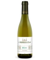 J. Moreau White Half Bottle
