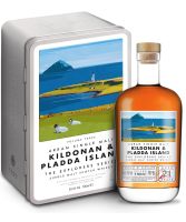 Arran Explorers Series Volume 3 - Kildonan & Pladda Island single malt Scotch whisky bottle and collectors' gift tin image.