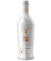 Glenfiddich Experimental Series Winter Storm 21 Year Old Icewine Cask Finish limited edition Speyside single malt Scotch whisky white bottle image.