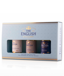 English Whisky Co. Original, Smokey & Rum Miniature Gift Pack
