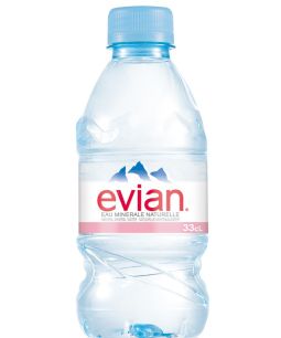 Evian Water Plastic Bottle 33cl