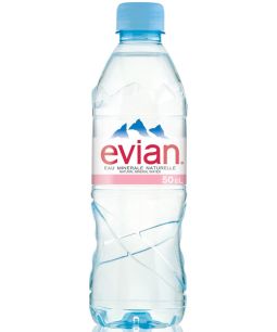 Evian Water Plastic Bottle 50cl