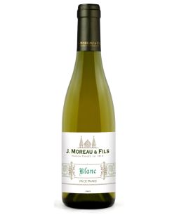 J. Moreau White Half Bottle