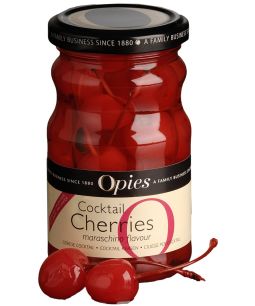 Opies Red Cocktail Cherries with stems