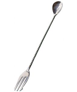 Mezclar Stirrer With Fork Stainless Steel