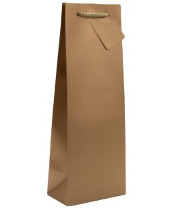 1 Bottle Gold Gift Bag
