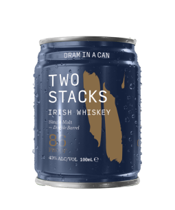 Two Stacks Double Barrel Single Malt Dram in a Can (10cl)